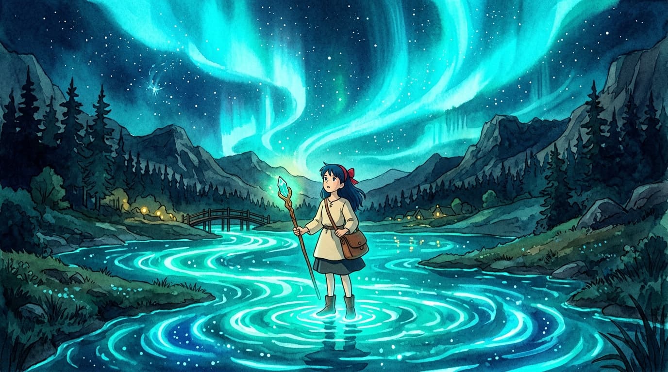 Bioluminescent Teal Sanctuary